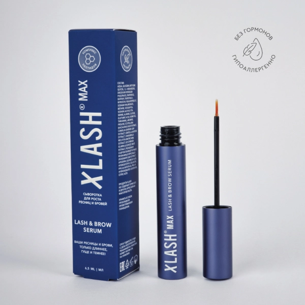 Сыворотка для роста ресниц XLASH MAX Lash & Brow Serum 6,5 мл