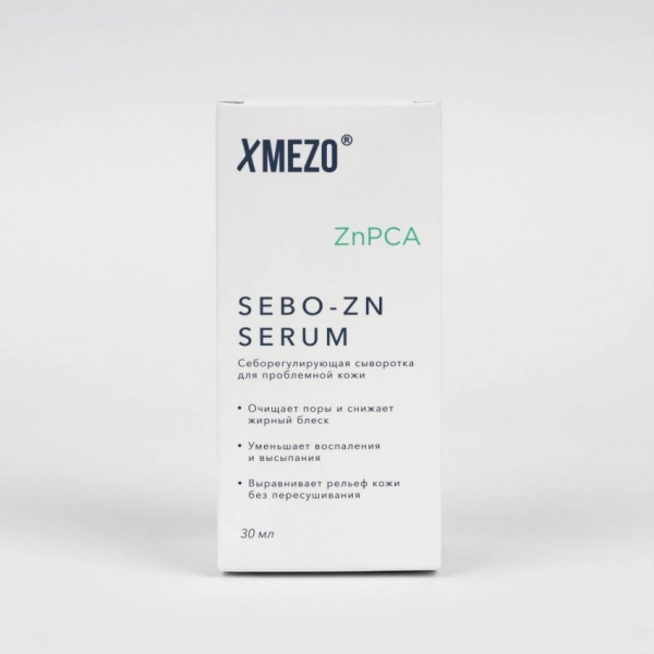 Сыворотка для лица с цинком XMEZO Sebo-Zn Serum 30 мл